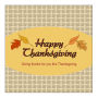 Leaves Thanksgiving Square Labels 2x2
